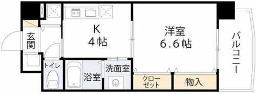 キリンパークサイド【5階】の間取り