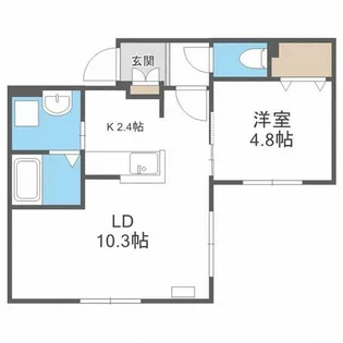 Gran Luz発寒【2階】の間取り