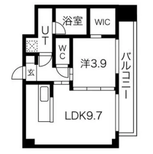 アールズプレイス福岡香椎駅前【410号室】の間取り