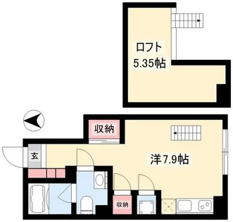 アーブルフレールB棟【1階】の間取り