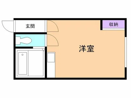 石崎コーポⅠ【202号室】の間取り