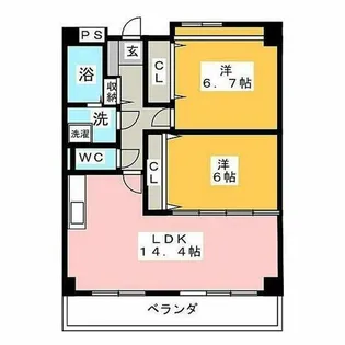 Incant Loto【3階】の間取り