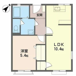メゾンアヅマ【1階】の間取り