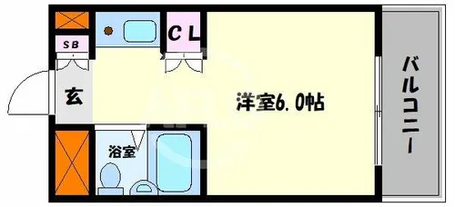 ネオコート天王寺【4階】の間取り