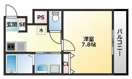 ヴィレッジ加綾北本町【1階】の間取り