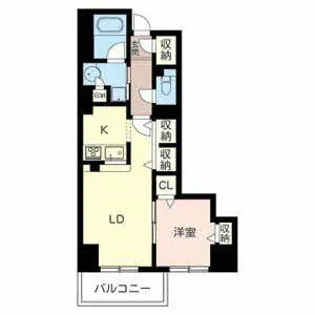 サニープレイス新梅田【0603号室】の間取り