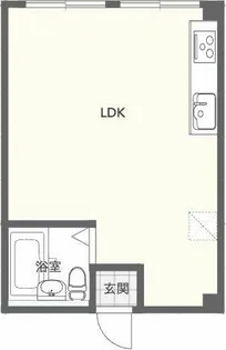 ソリッソ有馬【1階】の間取り