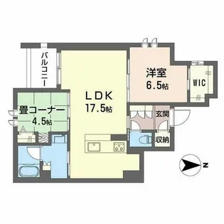 メゾンオリーブIII【0301号室】の間取り