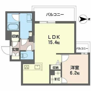 メゾンオリーブIII【2階】の間取り