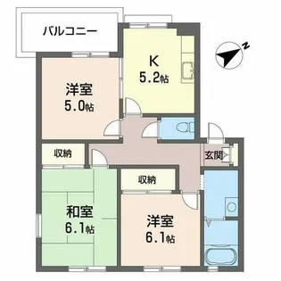 ロイヤルシャトー【0202号室】の間取り