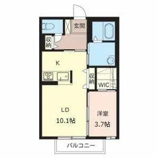 シャーメゾン鈴蘭台駅前【0202号室】の間取り