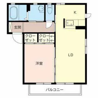 メゾン ボヌール【0202号室】の間取り