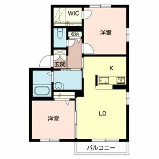 ShaMaison Siamese【0201号室】の間取り