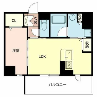 ペスカード別院【0205号室】の間取り