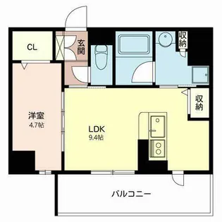 ペスカード別院【0205号室】の間取り