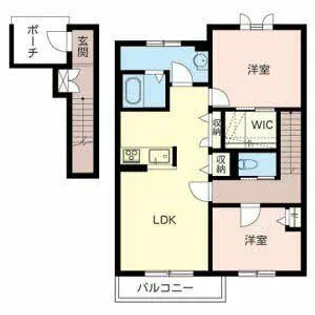 FOUR LEAF【1004号室】の間取り