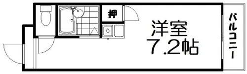 第3ハートビル【1階】の間取り