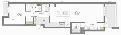 Shamaison Luxuar平尾山荘通【A0202号室】の間取り