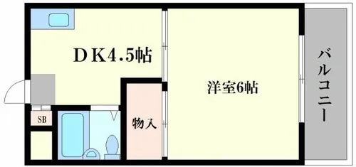 ラパンジール大国Ⅲ【9階】の間取り