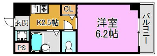 プレミールメゾン【2階】の間取り