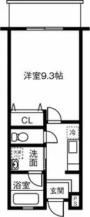 リネット花池Ⅳ【3A号室】の間取り