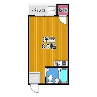 アサヒビル【3階】の間取り