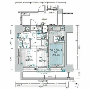 プレサンス レイズ 千種今池Ⅱ【8階】の間取り