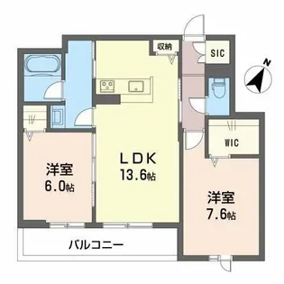 エクセレントガーデンヒルズ【3階】の間取り