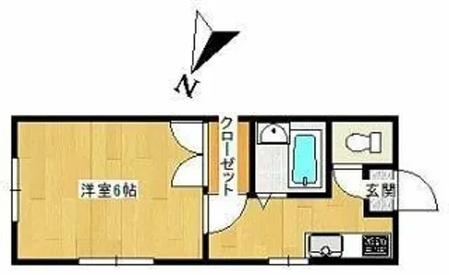 クレストコートNo.1【2階】の間取り