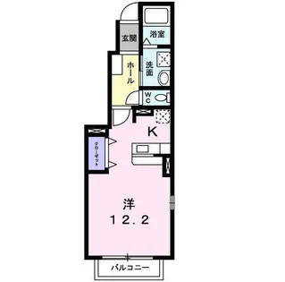 ひかり西浦【1階】の間取り