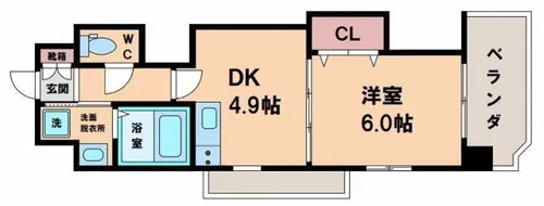 フレシュール我孫子【5階】の間取り