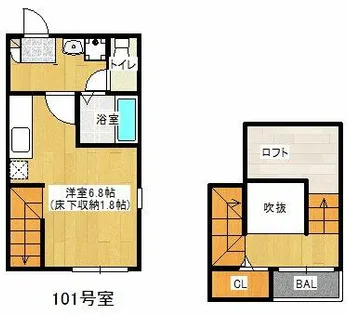 MAISONETIC esperanza【1階】の間取り