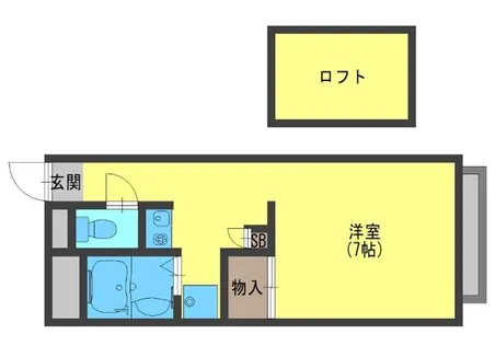 ビアンコ門真南Ⅱ【1階】の間取り