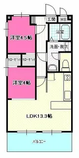 メゾンニシビ【00201号室】の間取り