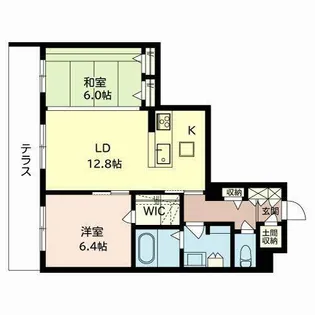 vinculum AK【0106号室】の間取り