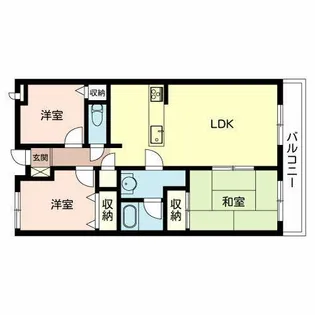 レジデンスコマイ【0203号室】の間取り