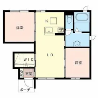 Charme【B102号室】の間取り