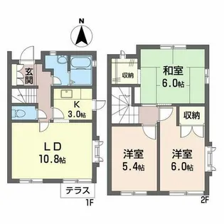 吉村メゾネット【0101号室】の間取り