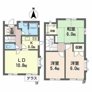 吉村メゾネット【0101号室】の間取り