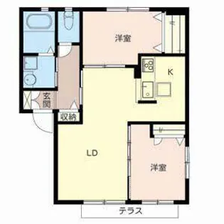 シャーメゾンリーフI【0103号室】の間取り