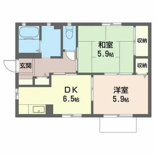 ヴィラ パストラル【2階】の間取り