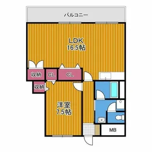 正光マンション【2階】の間取り