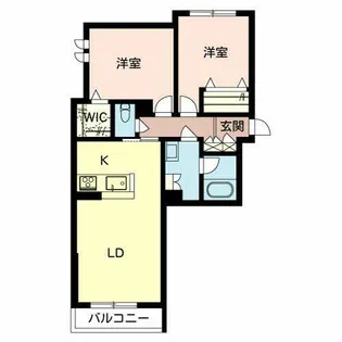 シャーメゾン アピ【0203号室】の間取り