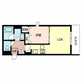 シャーメゾン welina【1階】の間取り