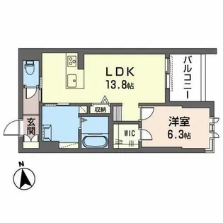 BEREO NANKAIWAKAYAMACITY【0306号室】の間取り