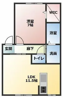 カーサ・レガート【1階】の間取り