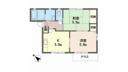 トロア・ドーモ【0105号室】の間取り
