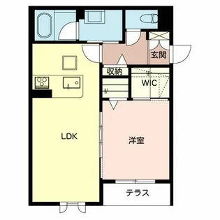 シャーメゾン・びいな【0101号室】の間取り