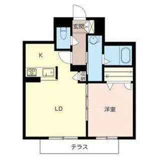 パークヒルズ淀【0202号室】の間取り