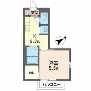 リヴェール渚【A101号室】の間取り